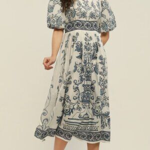 Ritu Kumar Label White Lisbane Long Dress